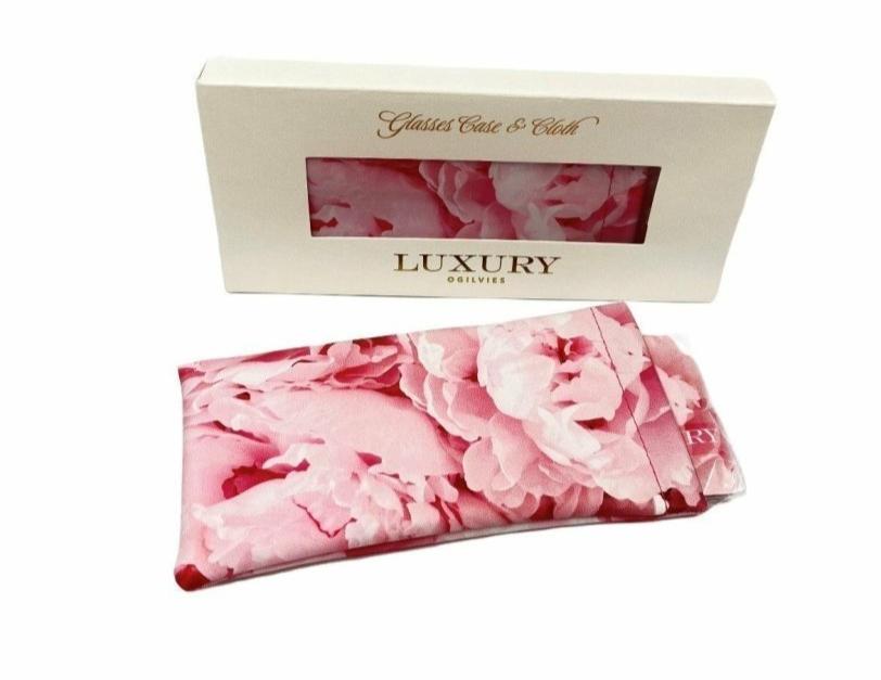 Hamper Delight Gift Hampers - Hamper Presents Rose Glass Case with Cloth