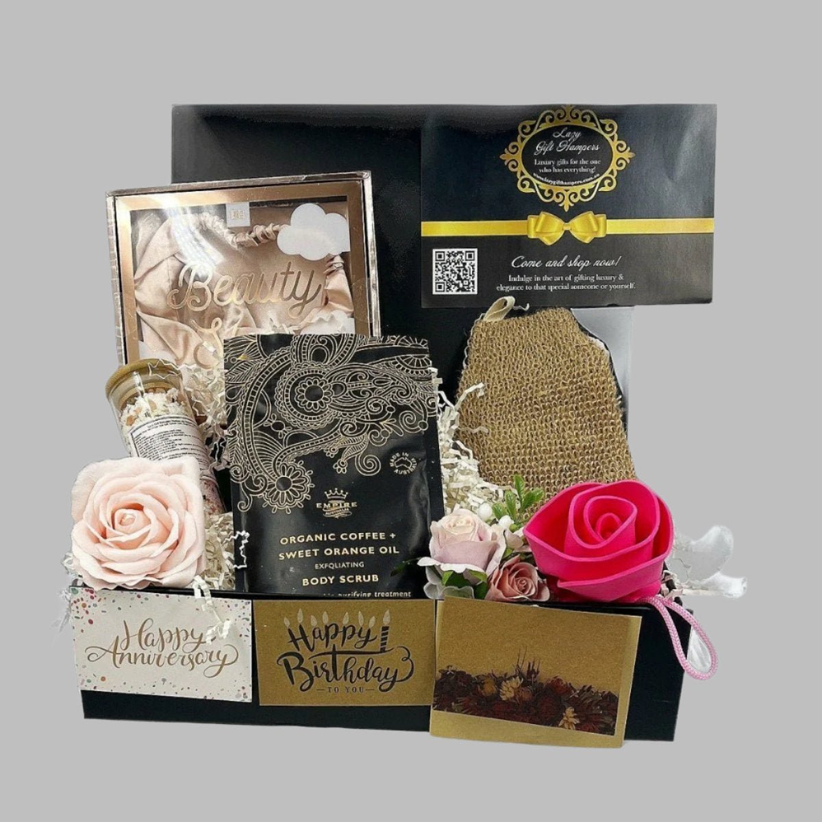 Hamper Delight Gift Hampers - Gift Hamper For Her Black Satin