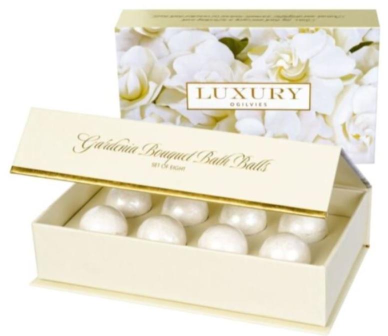 Hamper Delight Gift Hampers - Hamper Presents Luxury Gardenia Bath Balls