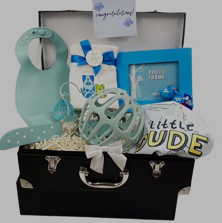 newborn-hamper-gift-blue-suitcase-lazy-gift-hampers-perth